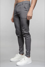 Light Grey Stretch Skinny Trouser