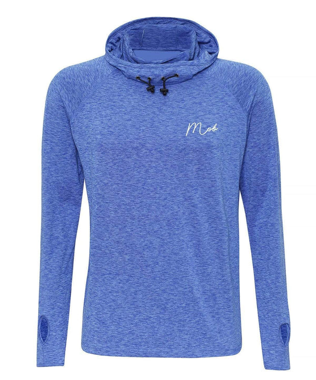 Haus of MOB Cowl Neck Mens Gym Top Light Royal