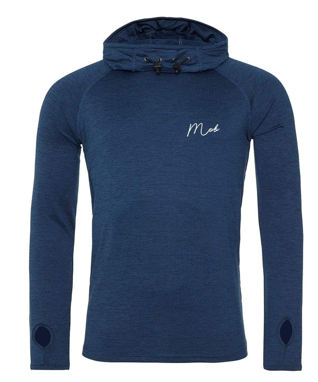 Haus of MOB Cowl Neck Mens Gym Top Navy