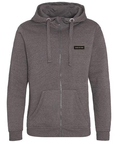 Haus of MOB Heavyweight zip Hoodie Dark Grey