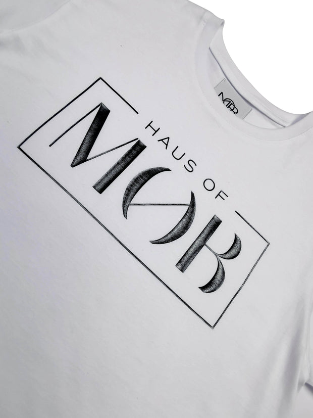 Haus of MOB t HOUS OF MOB White Crew Neck T-shirt