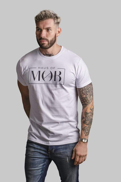 Haus of MOB t HOUS OF MOB White Crew Neck T-shirt