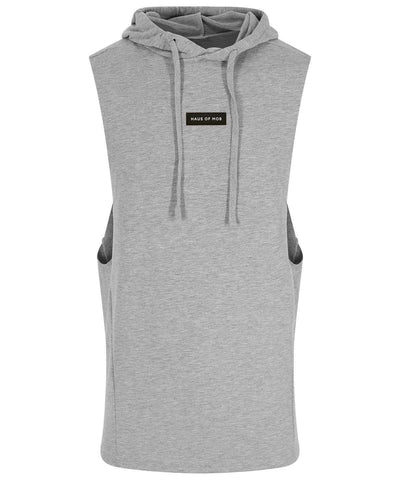 Haus of MOB Mob Sleeveless Muscle Hoodie Grey