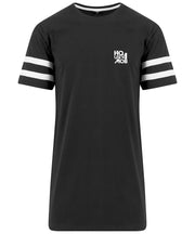 Haus of MOB t Mob Striped Jersey Tee Black