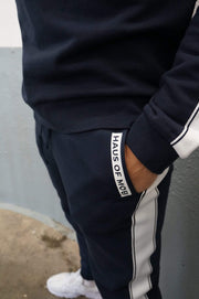 Haus of MOB Navy and white Contrast Tracksuit