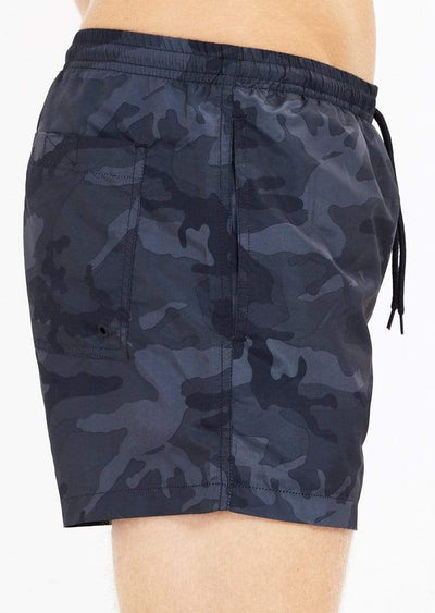 Haus of MOB Navy Camo Print Shorts