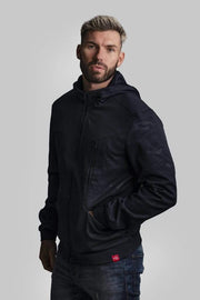 Haus of MOB Navy Full Zip Up Camo Jacket