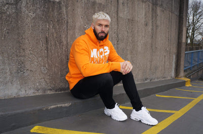 Haus of MOB hoodies Orange MOB Repeat Hoodie