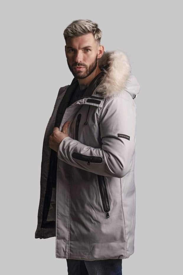 Haus of MOB jacket Signature premium Light grey Coat