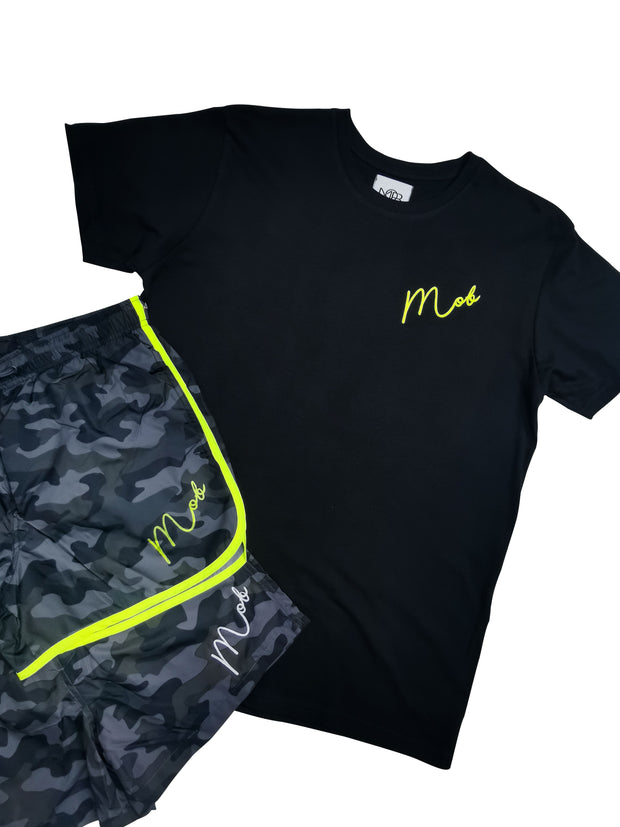 T-shirts with shorts complete gym wear