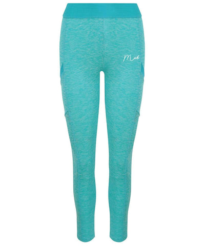 Haus of MOB Womens Fitness Gym leggings Aqua