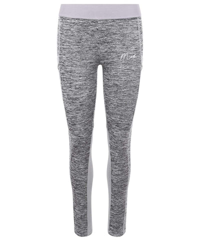 Haus of MOB Womens Fitness Gym leggings Light Grey