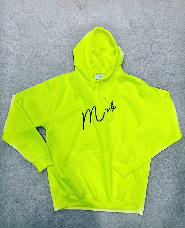 Haus of MOB Yellow Neon Signature Haus Hoodie